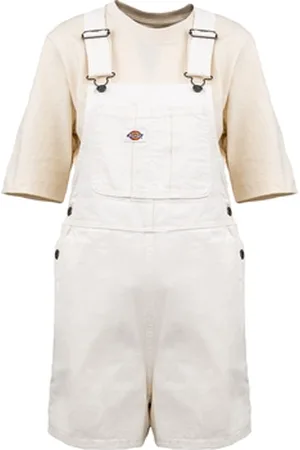 Dickies Duck Canvas Bib Shorts - Cloud - XS