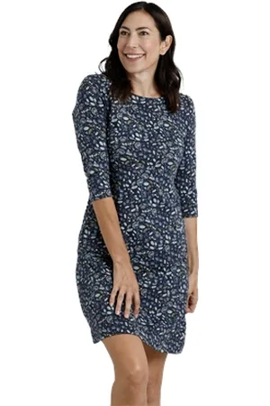 Weird Fish Starshine Dress - Ink - UK 16