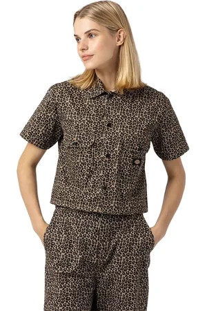 Dickies Silver Firs Shirt - Leopard - XS