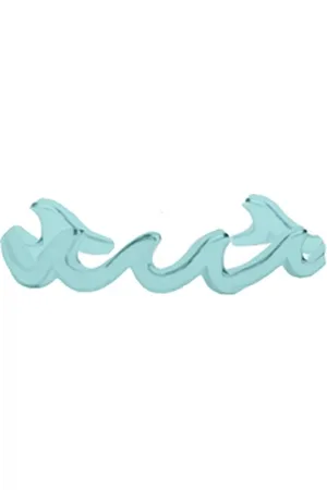 Pura Vida Enamel Delicate Wave Toe Ring - Turquoise