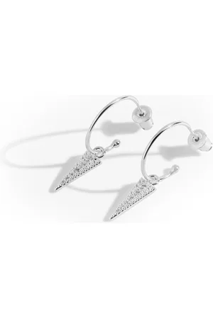 Joma Jewellery Statment Crystal Hoop Earrings - - O/S