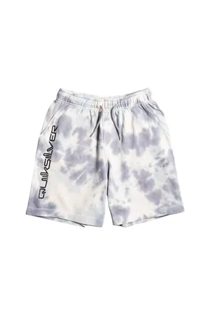 Quiksilver Boys Diamond Heritage Shorts - Violet Tie Day - 16 YRS