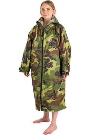 Dryrobe Advance Long Sleeved (2022) - Camo & Grey - S