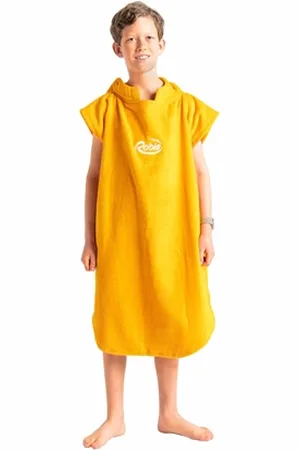Robie Junior Original-Series Short Sleeve Changing Robe - Saffron - JNR