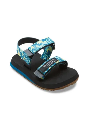 Quiksilver Boys Monkey Caged Flip Flops - & Yellow - INFANTS 7 (EU 24)