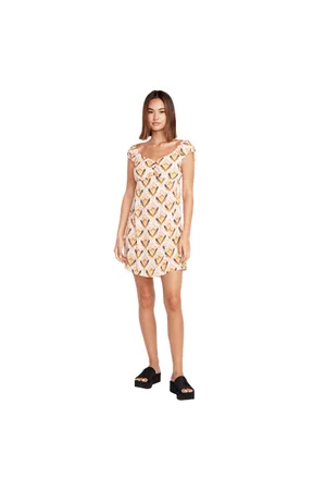 Volcom New Threads Dress - Hazelnut - L