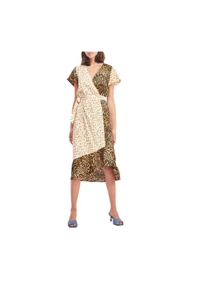 VILA Silja Dress - Flower - UK 8