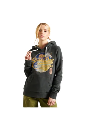Superdry Vintage Itago Hoody - Washed - UK 8