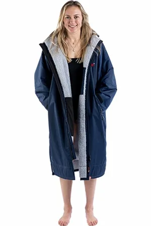 Dryrobe Advance Long Sleeved - Navy & Grey - M