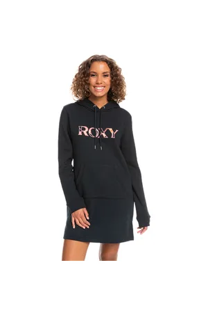 Roxy Dreamy Memories Hooded Dress - Anthracite - S