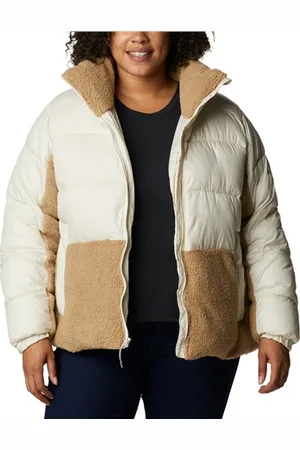 Columbia Leadbetter Point Sherpa Hybrid Jacket - Chalk Beach - XS