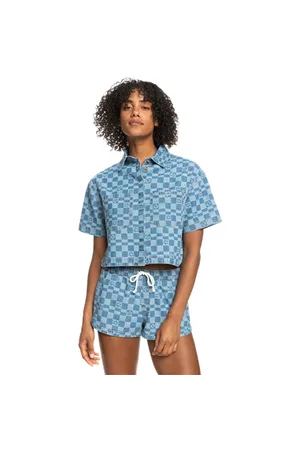 Roxy Wave Club Printed Shirt - Mood Indigo Sol Power - S