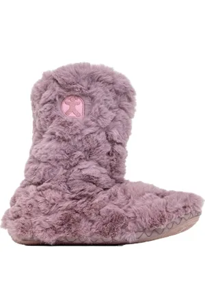BEDROOM ATHLETICS Cole Luxury Faux Fur Slipper Boots - Sorbet - UK 3-4 (EU 36-37)