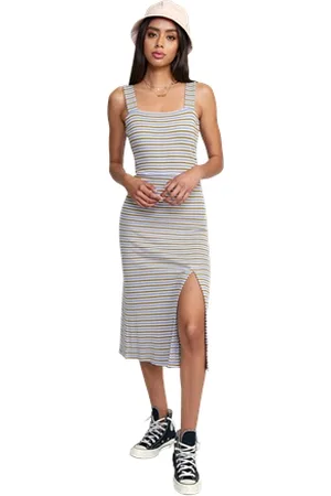 RVCA Plateau Midi Dress - - L