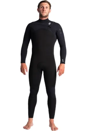 C-Skins Sessions 5/4mm Chest Zip Wetsuit - , Diamond & White - L