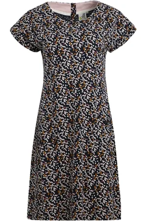 Weird Fish Tallahassee Dress - Dark Navy - UK 8