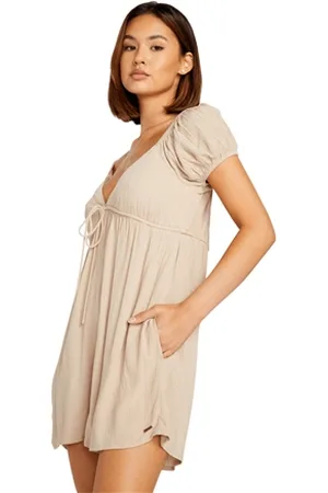 Volcom Moonblast Romper - Taupe - XS