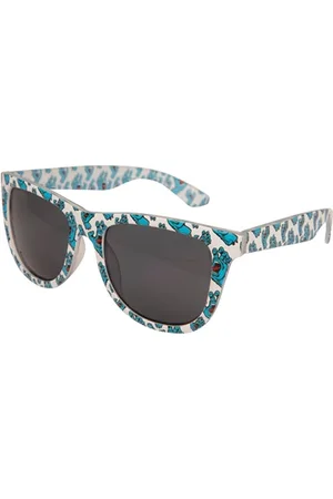 Santa Cruz Hand Sunglasses - White & Blue