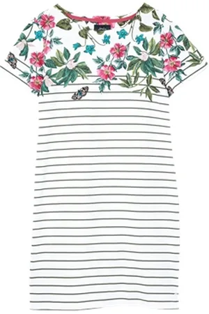 Joules Riviera Print Dress - Spring Wood Botanical - UK 10