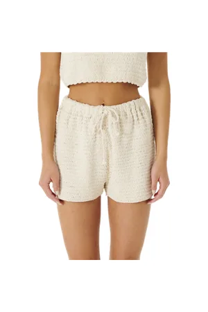 Rip Curl Oceans Together Crochet Shorts - Off - S