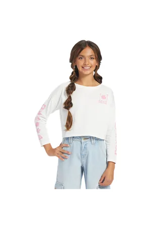Roxy Girls All You Never Say T-Shirt - Snow - 12 YRS