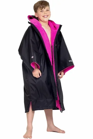 Dryrobe Kids Advance Short Sleeved - & Pink - 5-9 YRS