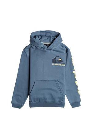 Quiksilver Boys Omni Logo Hoody - Bering Sea - 8 YRS