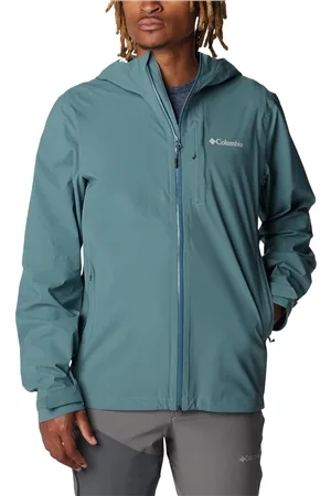Columbia Omni-Tech Ampli-Dry Shell Jacket - Metal & Night Wave - XL