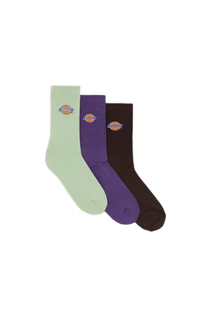 Dickies Valley Grove 3 Pack Socks - Quiet Green - UK 3-4