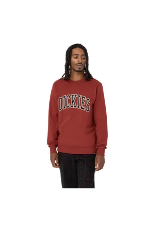 Dickies Aitkin Sweatshirt - Fired Brick & Grey - S