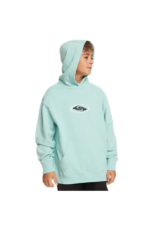Quiksilver Boys Radical Times Hoody - Pastel Turquoise - 10 YRS