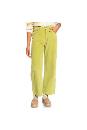 Roxy Surf On Cloud Corduroy Trousers - Fern - 25W