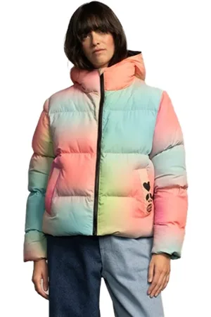 Santa Cruz Glow Quilted Jacket - All Over Print - UK 6