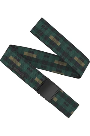 Arcade Plaid Belt - Jalapeno & Black - O/S