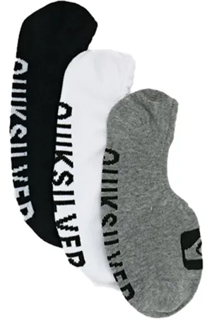 Quiksilver Liner Socks (3 Pack) - Assorted - UK 7-10