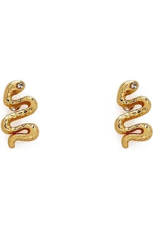 Pura Vida Snake Stud Earrings - - O/S