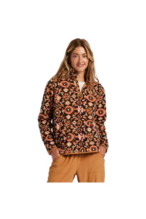 Billabong Boundary Mock 3 Fleece Jacket - Papaya - XS