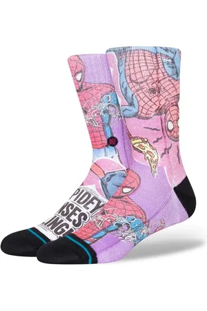 Stance Spidey Senses Socks - Magenta - UK 5.5-8