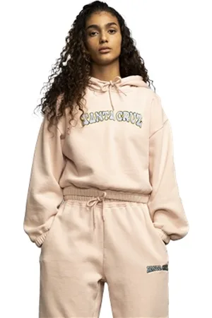 Santa Cruz Galactic Hoody - Putty Acid Wash - UK 8