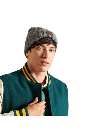Superdry Trawler Cable Beanie - Zinc Marl - O/S