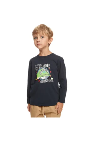 Quiksilver Boys Vintage Feel T-Shirt - Navy Blazer - 3 YRS