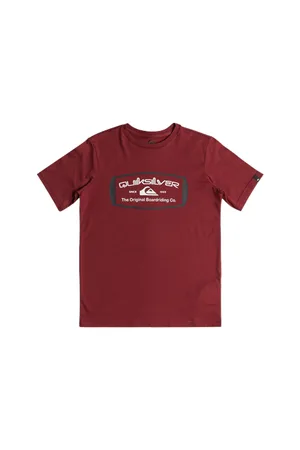 Quiksilver Boys Mind Barrel T-Shirt - Tibetan - 12 YRS
