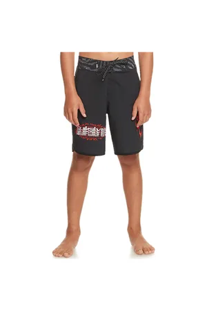 Quiksilver Boys Surfsilk Radical Scallop Boardshorts - - 10 YRS