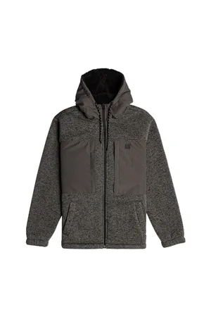 Billabong Boundary Sherpa Zipped Hoody - Heather - XL