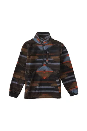 Billabong Boys Boundary Mock Neck Fleece Jacket - - 14 YRS
