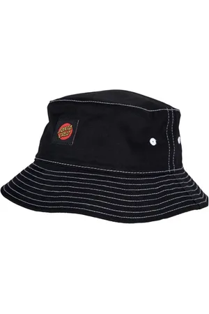 Santa Cruz Classic Label Bucket Hat - & White - O/S