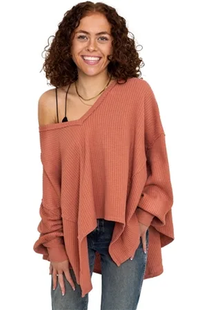 Free People Coraline Thermal Jumper - Autumn Glaze - XS