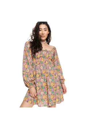 Roxy Coastal Sound Dress - Rootbeer - XS