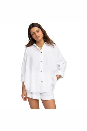Roxy Morning Time Shirt - Snow - XS