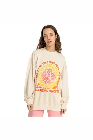 Billabong Ride In Sweatshirt - Whitecap - XS